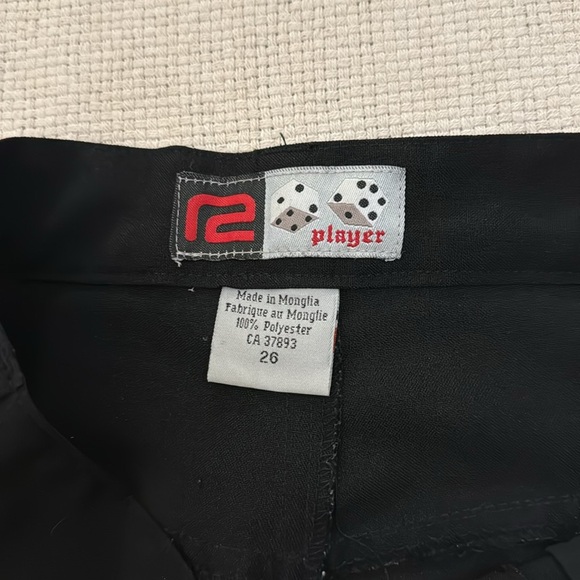 Vintage R2 Player Pants with Blue Embroidered Tribal Graphics - Picture 14 of 14